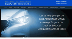 Desktop Screenshot of lindquistinsurance.com